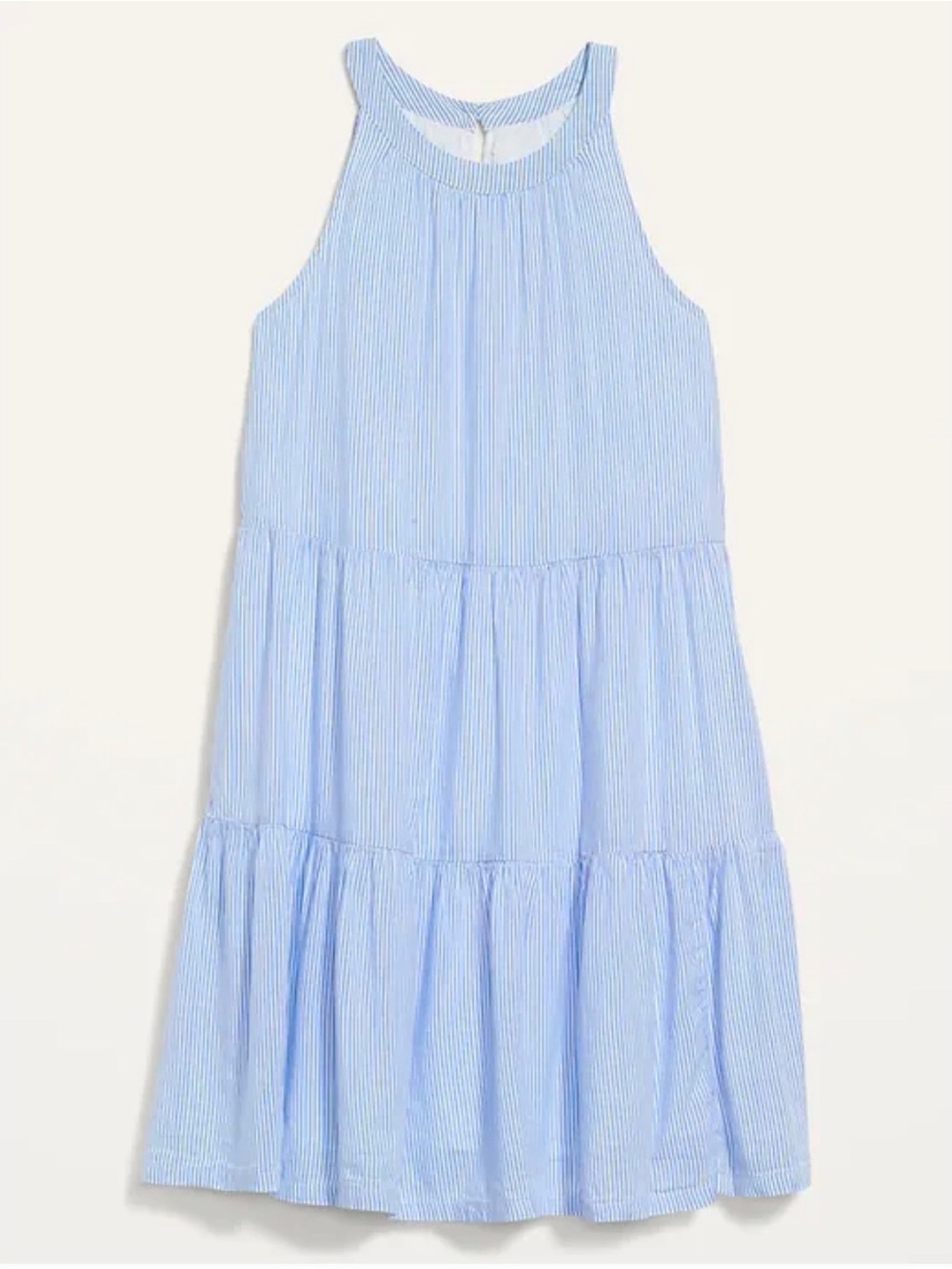 Old Navy Blue and White Striped Sundress